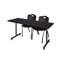 Kobe T-Base Training Seminar Table, 2 M Stack Chairs-32701884-32701892-51833536