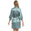 Renta Polyester Satin Above Knee Bathrobe with Pockets and Hood for Kids-1001067542-1001067547