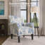 Fauteuil rembourré en polyester 30,3 po Modern-1612875385