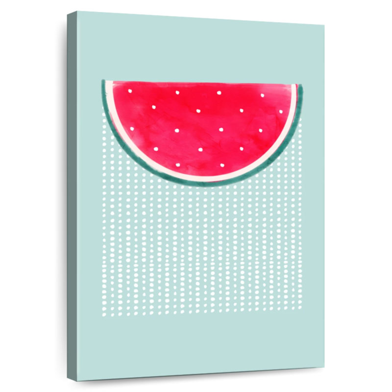 Yarlin Watermelon Rain, 36" H x 24" W
