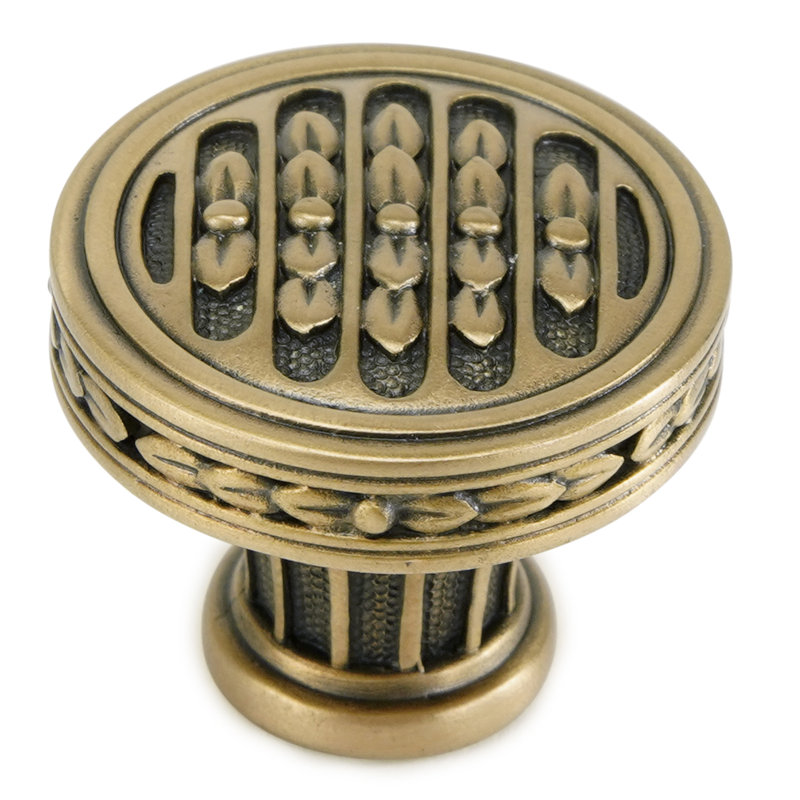 ASTORIA KNOB; BURNISHED FINISH, Gold