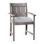 Chaise avec accoudoirs Croquet en teck - Huître-1150145888-1150148530-1130755186