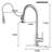 Single Handle Control Pull-Down Kitchen Faucet - Single Hole Deck Mount with Stainless Steel Sprayer