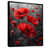 Toile avec cadre flottant noir