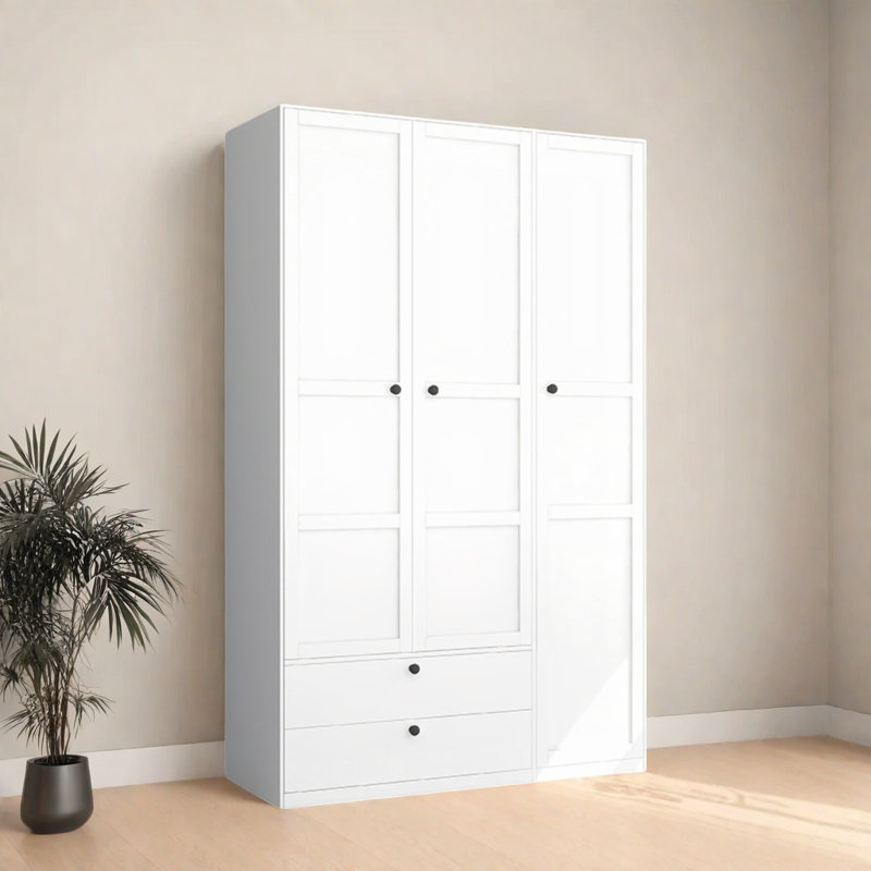 Garde-robe simple de couleur unie, Blanc