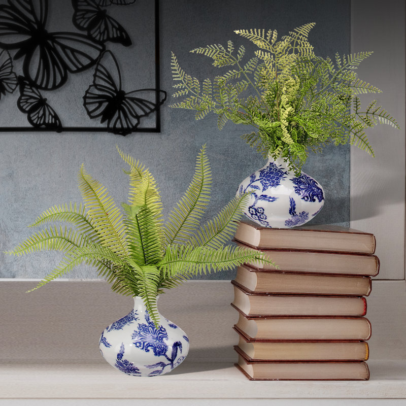 Arrangement de 11,5 po en fausse fougère en pot