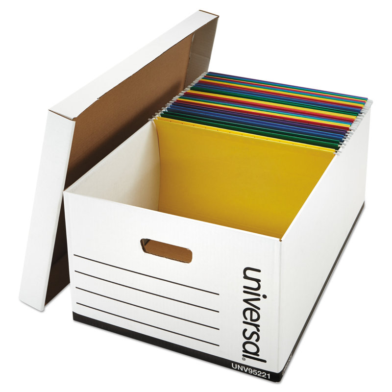 Lift-Off Lid File Storage Box, 12/Carton