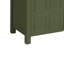 Ensemble de meuble-lavabo sur pied 36 po avec cadre en bois massif et panneau de fibres à densité moyenne avec plateau en céramique intégré vert olive
