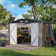 10 ft. W x 8 ft. D Metal Lean-To Storage Shed