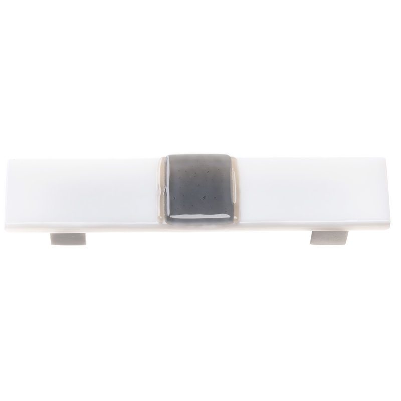 Bandwidth 3.5" Center to Center Decorative Glass Cabinet Hardware Bar Pull