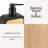 Contemporary Soap Dispenser Rubber and Wood-113869132