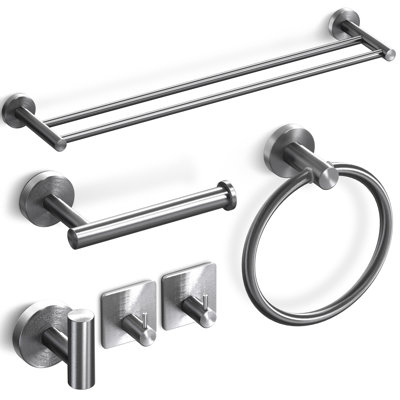 6 - Piece Bathroom Hardware Set