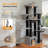 67-Inch Large Cat Tower Black-1428513824