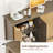 55'' Wide Sideboard Buffet with Solid Wood Legs-1281331245