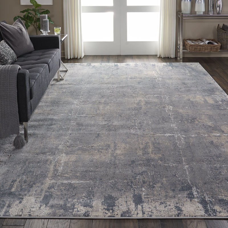 Abstract Indoor Rug, Rectangle 7'10" x 10'6"