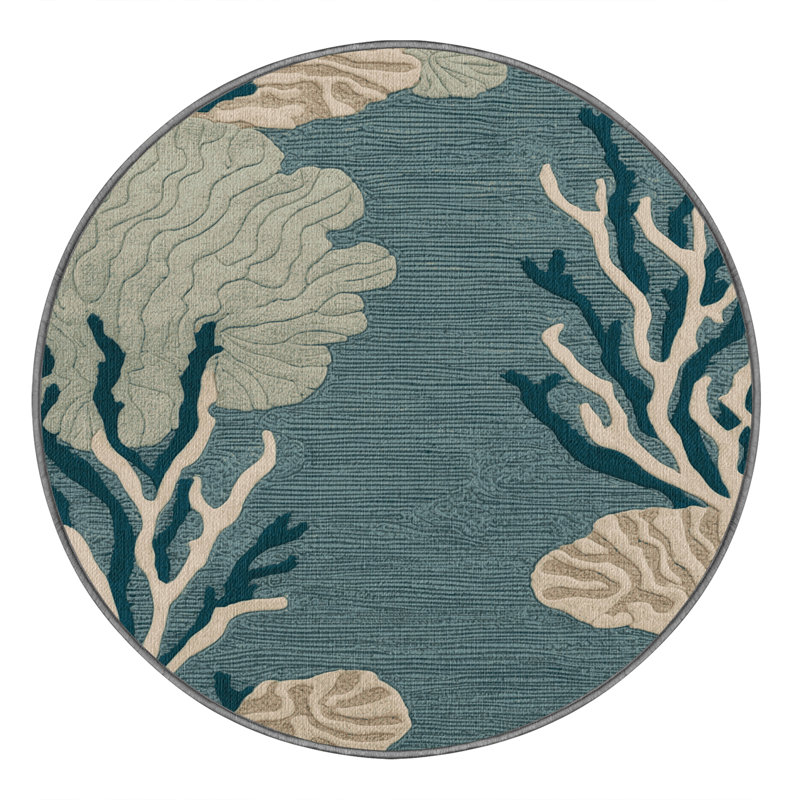  Tapis bord de mer lavable, Rectangulaire 3 pi x 5 pi