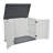 White Horizontal Storage Shed 28 Cubic Feet Weather - Outdoor Cabinet Thick Plastic For Garden Patio Backyard With Illustrated Instructions Assembly Adjustable Shelving Organization