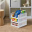 Boîte de rangement blanche pliable 4 pièces-106035935