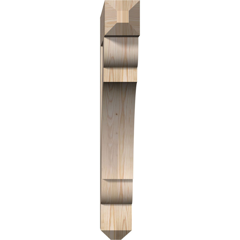 Support lisse pour artisan olympique, Sapin de Douglas, H 40 po x l 5,5 po x P 36 po