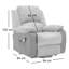 Whitehurst 94cm Wide Lift Assist Standard Recliner-37674024-37674023