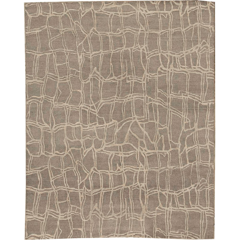 Animal Print Area Rug in Beige