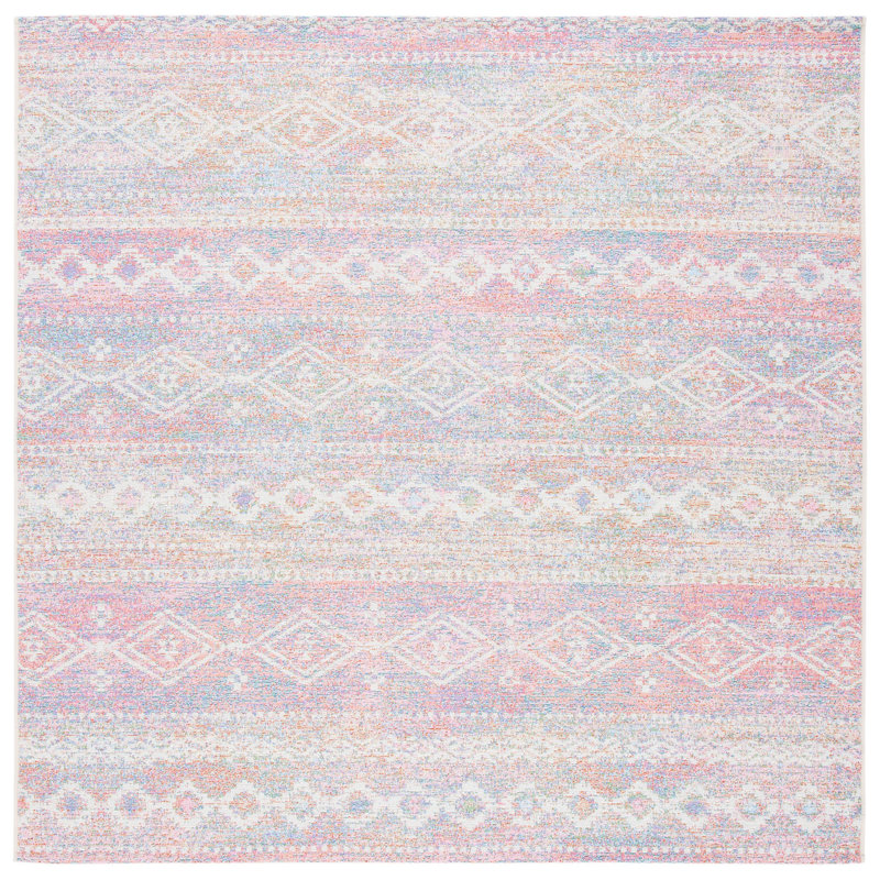 Tapis d'intérieur / extérieur Jed Performance Southwestern, Carré 6 pi 7 po