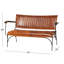 Causeuse à accoudoirs carrés en cuir 50 po Wrentham
