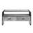 Metal Frame TV Stand With 2 Storage Drawers