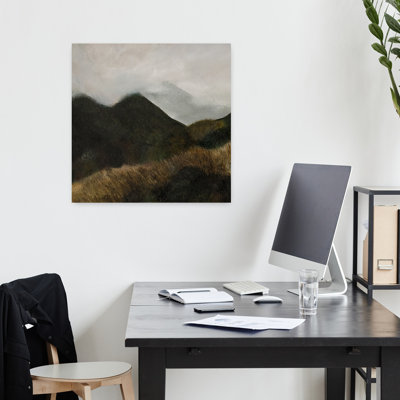 Féroé, abstrait, cheval contemporain, paysage de montagne, art mural