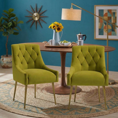 Sandstrom Tufted Velvet Upholstered Dining Chair