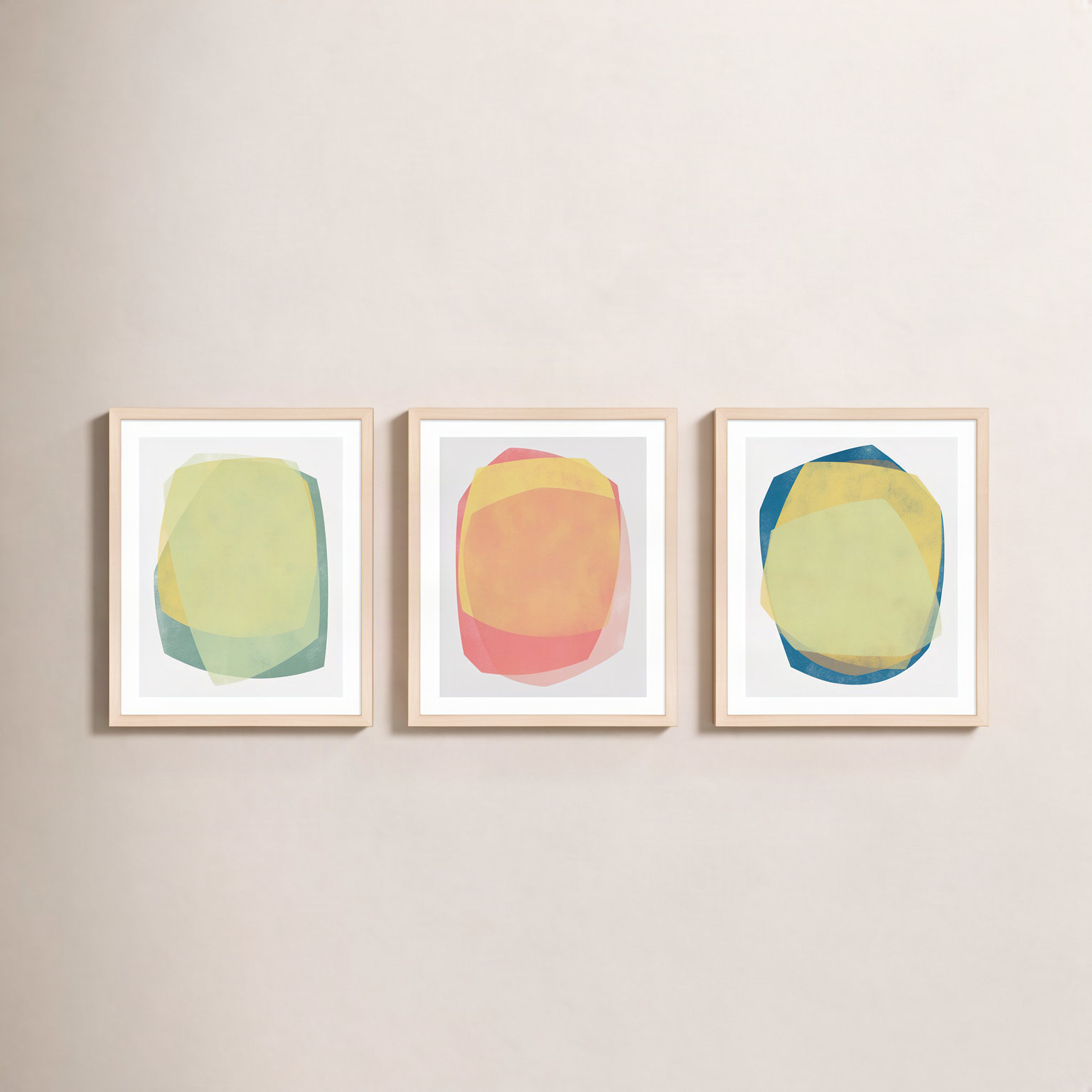 Eclipse 1-3 by Jacques Pilon, 25" H x 60" W, Maple