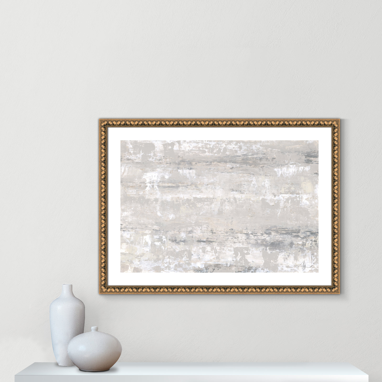 Tryston "Desert Winds" Print by Filippo Ioco, Gold Bead Framed Paper, 25.5" H x 35.5" W x 1.13" D