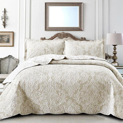 Casie Polyester Floral Bedspread
