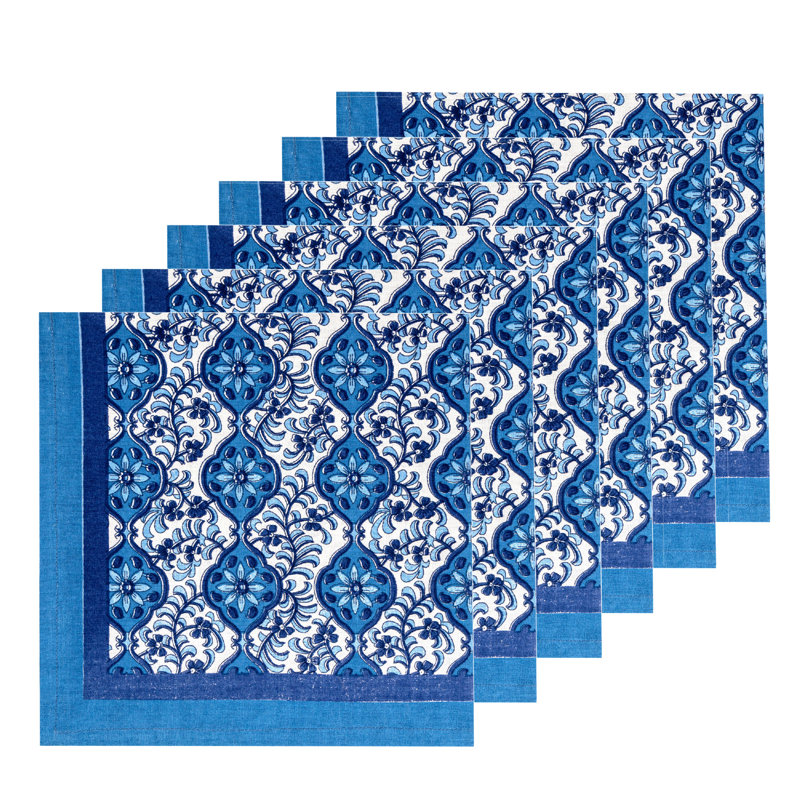 Serviette carrée en coton
