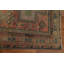 Tapis unique en laine noué à la main de style années 1950 de 4 pi 6 po x 7 pi 10 po Iuliana