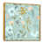 Toile avec cadre flottant or