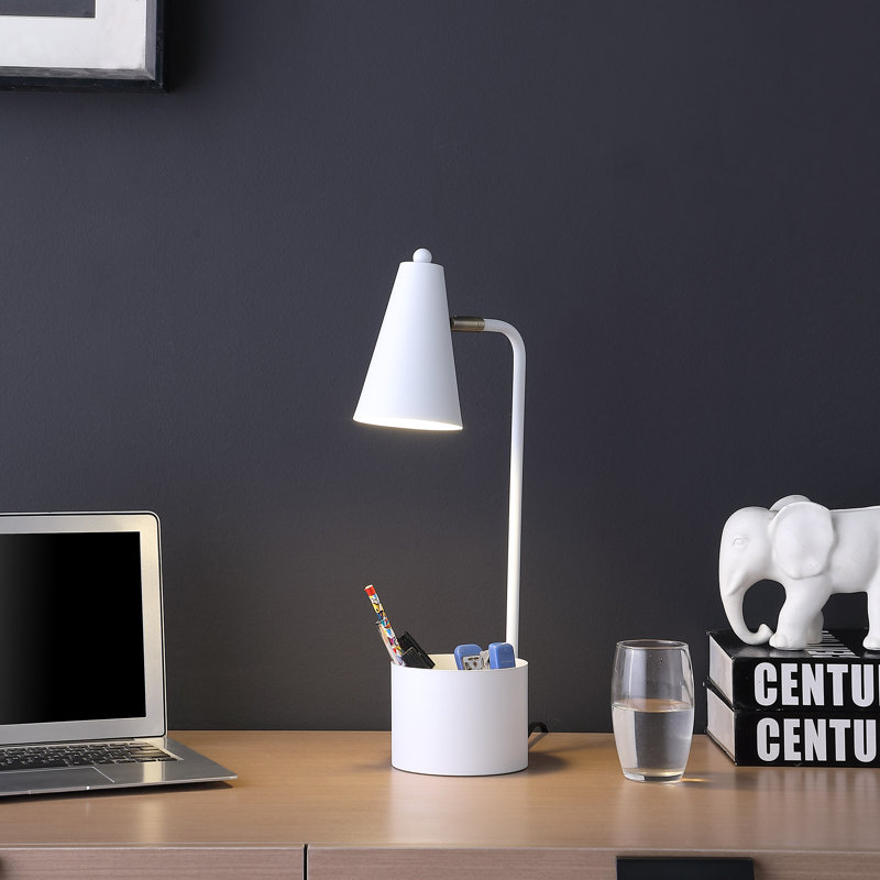 Lampe de bureau 19,5 po, Blanc