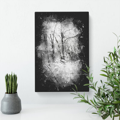 Winter Forest Vol.4 Paint Splash - Wrapped Canvas