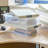 Wham Clip Rectangular Plastic Storage Boxes with Secure Clip Lock Lids Clear/Green Milieu/Stone-555442398-555442397