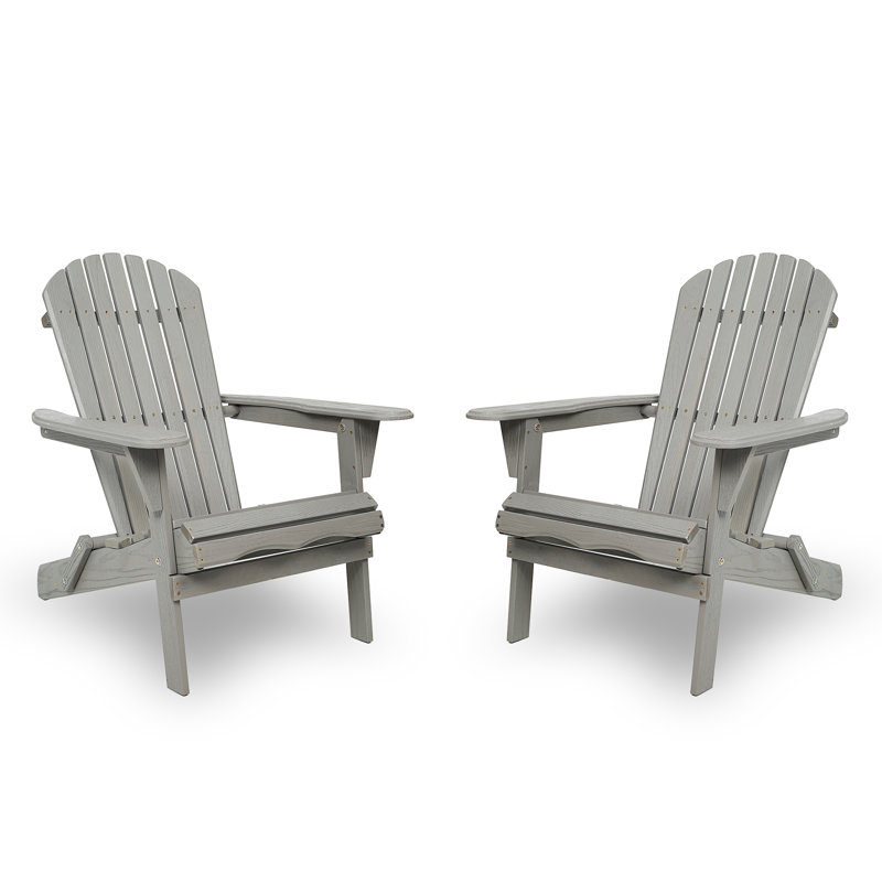 Wood Lounge Patio Chair For Garden Outdoor Wooden Folding Embossed Adirondack Chair Set Of 2 Solid Cedar Wood Lounge Patio Chair With Wood Grain