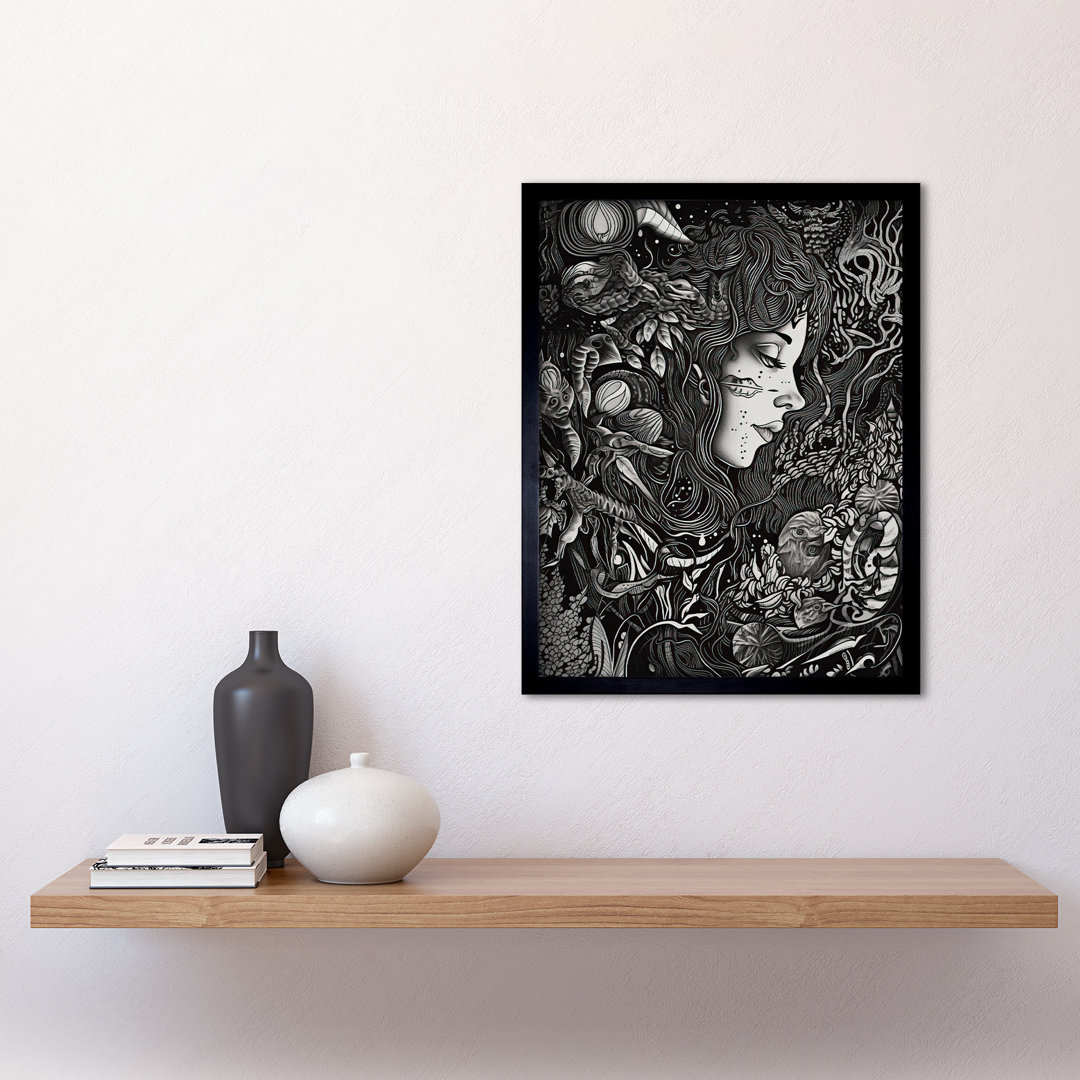 Aaradhana Nature Goddess - Single Picture Frame Print