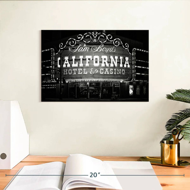 Tergel, Californie, hôtel et casino, H 8 po x l 12 po