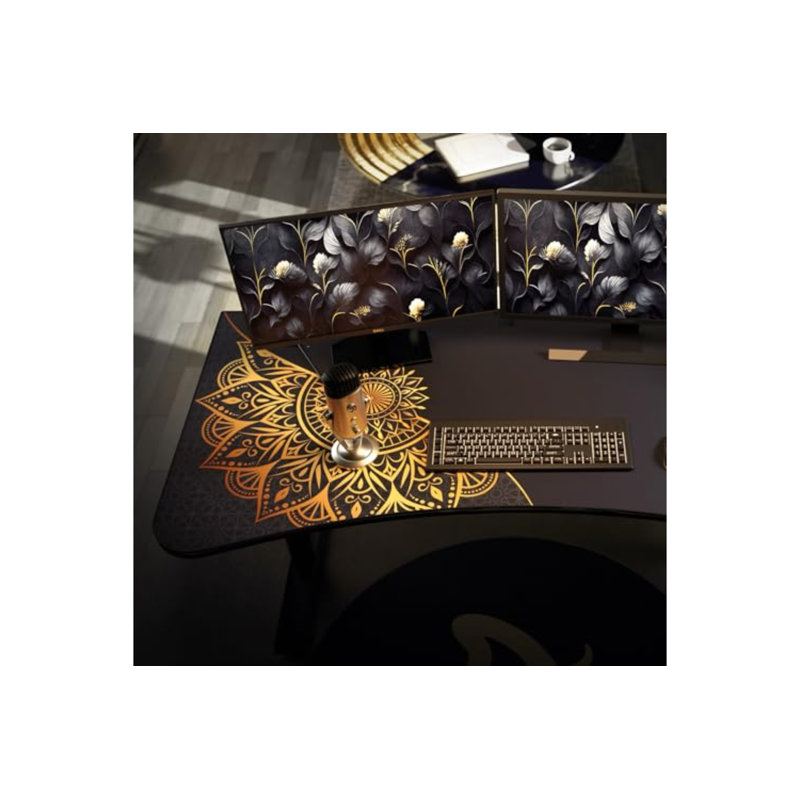  Arena Full-surface, Interchangeable, Water-resistant, And Washable Mouse Pad With Stitched Edges - D030