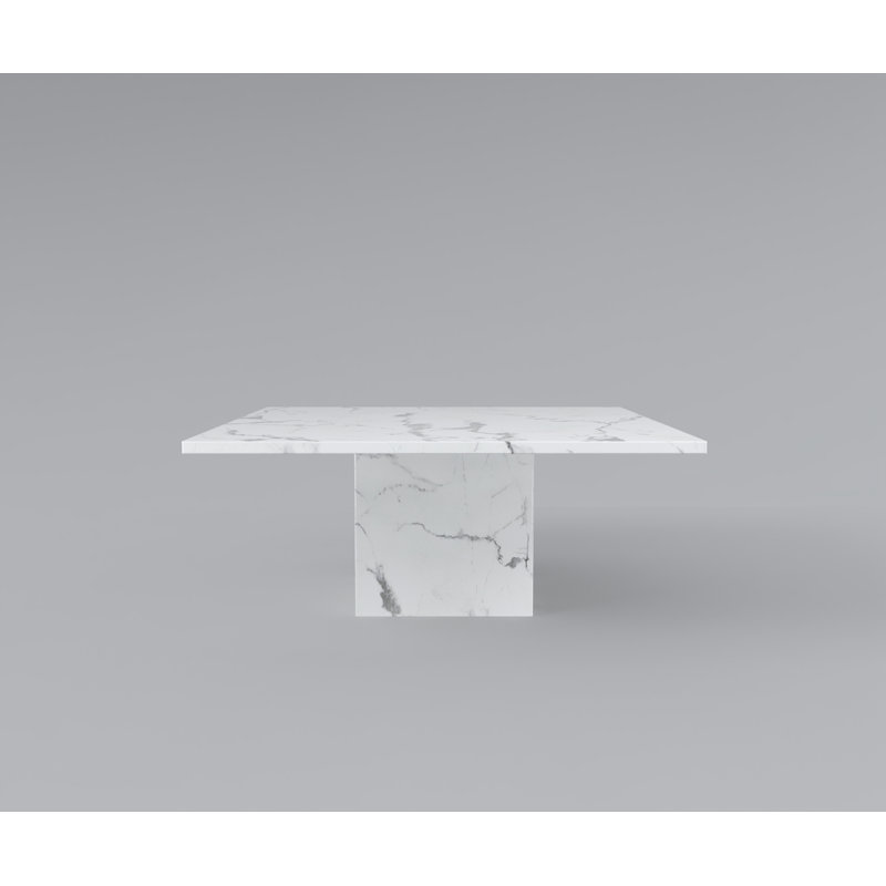 Venne 60" Square Marble Dining Table 