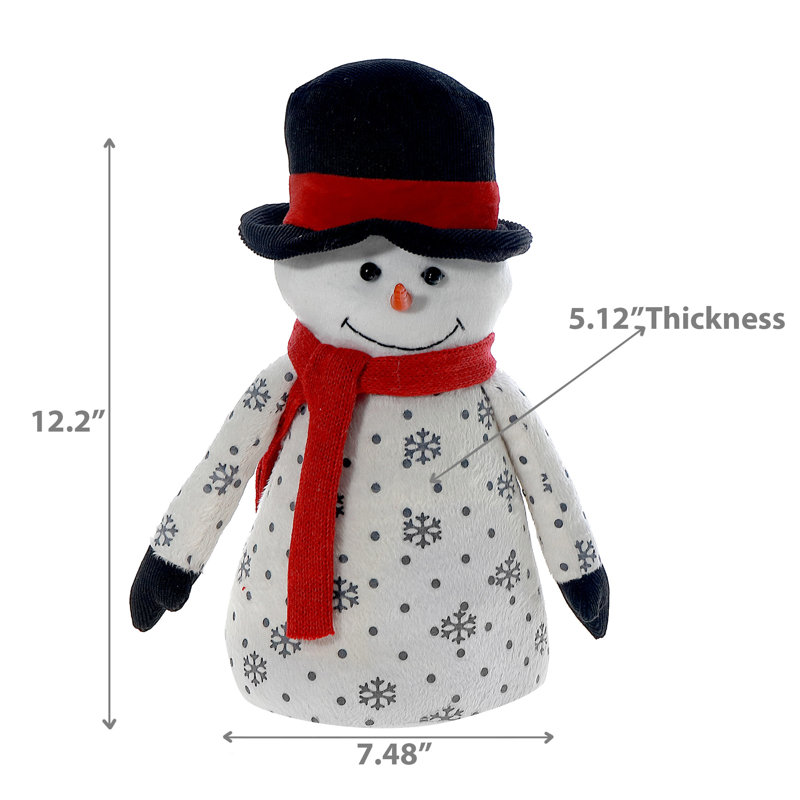 Butoir de porte (bonhomme de neige)
