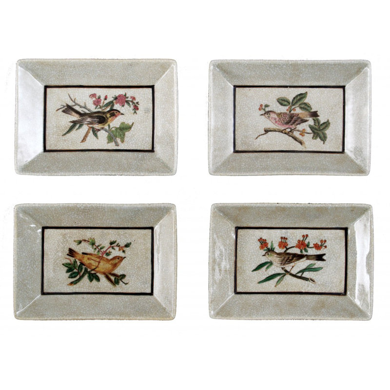 Sunnyville Handmade Porcelain Decorative Plate Set