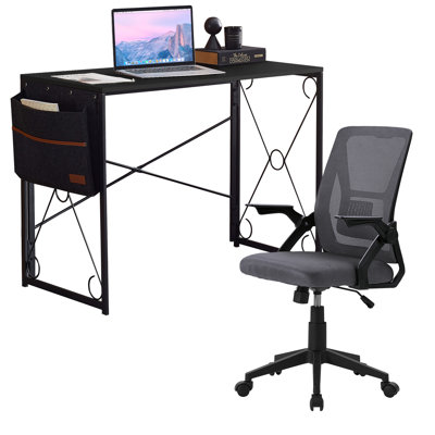 2 Piece Writing Desk Office Set