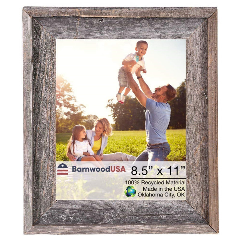 Cadre photo Sijtse, gris, 8,5 po x 11 po