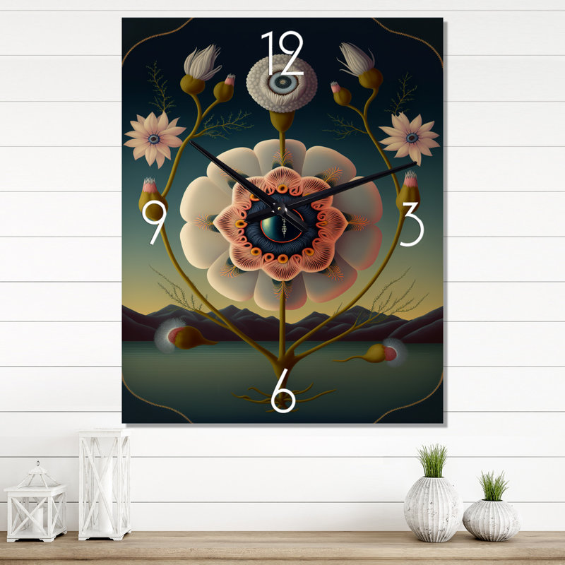 Jerius - Horloges murales florales, Petit
