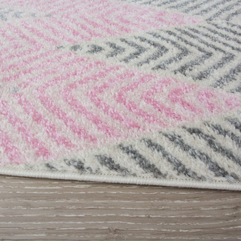 Harty Chevron Area Rug, Rectangle 60 x 110cm